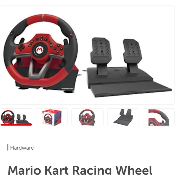 HORI RACING WHEEL MARIO KART For Nintendo SWITCH, XBOX and PlayStation. - Picture 2 of 3